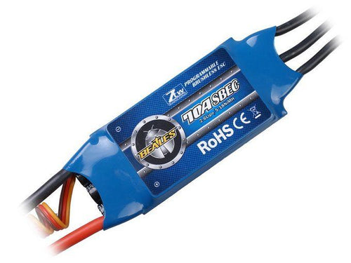 Buddy RC ZTW Beatles 70A Brushless ESC with 3A SBEC