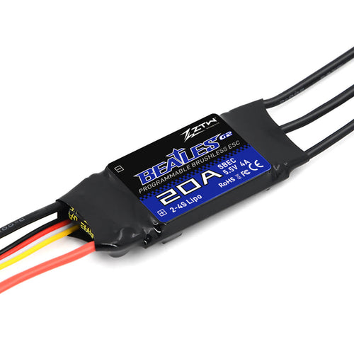 Buddy RC ZTW Beatles 20A SBEC G2 Series ESC for Airplanes