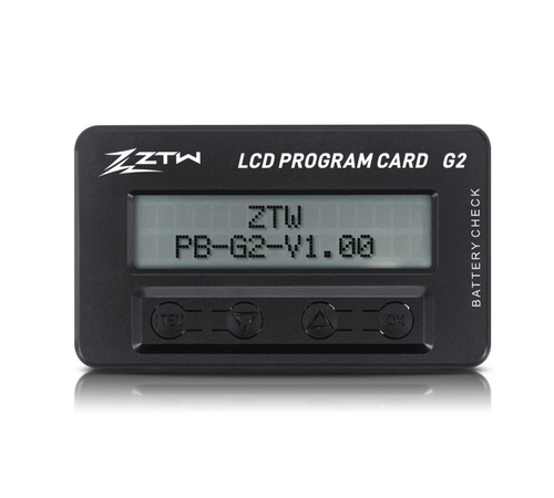 Buddy RC ZTW G2 Series ESC Programming Card