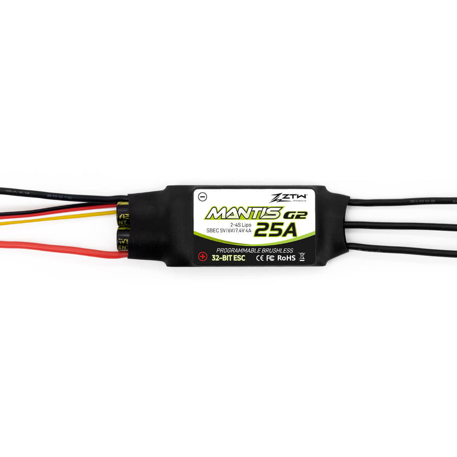 Buddy RC ZTW Mantis 25A SBEC G2 Series ESC for Airplanes