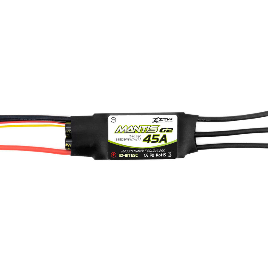 Buddy RC ZTW Mantis 45A SBEC G2 Series ESC for Airplanes