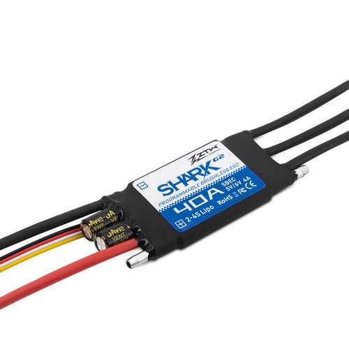 Buddy RC ZTW Shark 40A G2 Series 32-Bit Water Cooled Marine Brushless ESC
