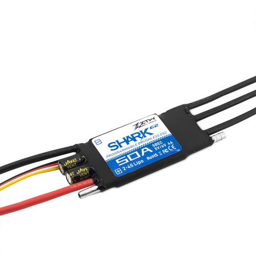Buddy RC ZTW Shark 50A G2 Series 32-Bit Water Cooled Marine Brushless ESC