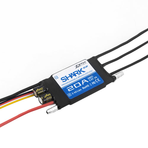 Buddy RC ZTW Shark 20A G2 Series 32-Bit Water Cooled Marine Brushless ESC