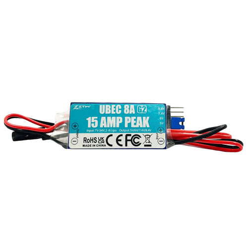 Buddy RC ZTW UBEC G2 15A External 5.0v - 8.4v