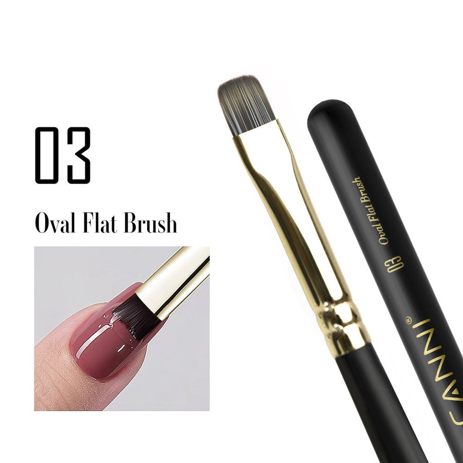 CANNI #03 Oval Flat Brush