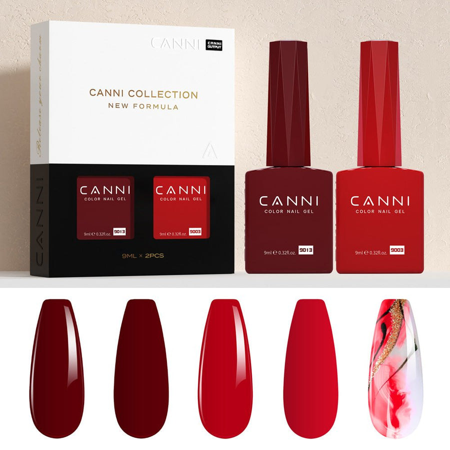 CANNI 9ml Red Color 2pcs Set