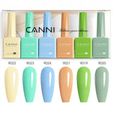 CANNI Aqua Lagoon Delight Kit - 9ml Nail Gel 6 Colors Set-2318, view 4