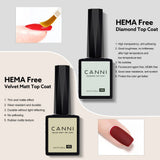 CANNI Base Primer Perfection Kit - 9ml Nail Gel 6 Pcs Set, view 5