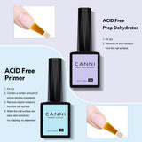 CANNI Base Primer Perfection Kit - 9ml Nail Gel 6 Pcs Set, view 6