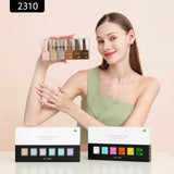 CANNI Caramel Cascade Kit - 9ml Nail Gel 6 Colors Set-2310, view 3