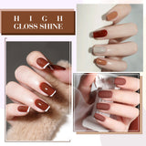 CANNI Caramel Cascade Kit - 9ml Nail Gel 6 Colors Set-2310, view 5