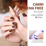 CANNI Caramel Cascade Kit - 9ml Nail Gel 6 Colors Set-2310, view 6