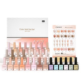 CANNI CC7 - 30pcs Gel Polish Kit Translucent Jelly Color, view 2
