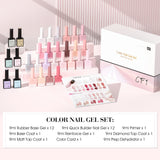 CANNI CF1 - 30pcs Rubber Base and Quick Builder Gel Kit, view 2