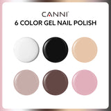 CANNI Classic Couture Palette Kit - 9ml Nail Gel 6 Colors Set-2307, view 2