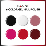 CANNI Classic trio Kit - 9ml Nail Gel 6 Colors Set-2301, view 4