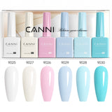 CANNI Cotton Candy Kit - 9ml Nail Gel 6 Colors Set-2319, view 4