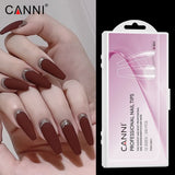 CANNI Half Matt Coffin - False Nail Tips, view 4