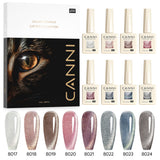 CANNI Cat Eye Gel Polish 8 Colors Set, view 4