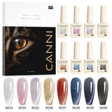 CANNI Cat Eye Gel Polish 8 Colors Set, view 6