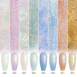 CANNI Glitter Gel Polish 8 Colors Set - Aurora Collection, view 2