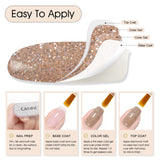 CANNI Glitter Gel Polish 8 Colors Set - Diamond Collection, view 4