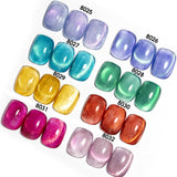 CANNI Cat Eye Gel Polish 8 Colors Set - Galaxy Gaze, view 2