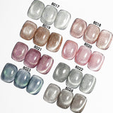 CANNI Cat Eye Gel Polish 8 Colors Set - Iridescent Dream, view 2
