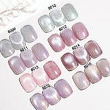 CANNI Gel Polish 8 Colors Set - Pink Planet Cat Eye Collection, view 2