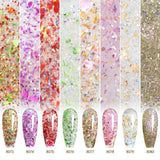 CANNI Glitter Gel Polish 8 Colors Set - Prism Flash Collection, view 2