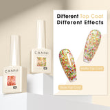 CANNI Glitter Gel Polish 8 Colors Set - Prism Flash Collection, view 6