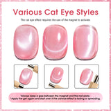 CANNI Cat Eye Gel Polish 8 Colors Set - Shimmer Velvet, view 4