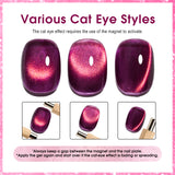 CANNI Cat Eye Gel Polish 8 Colors Set - Starry Sky Miracle, view 4