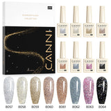 CANNI Glitter Gel Polish 8 Colors Set, view 3