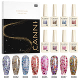 CANNI Glitter Gel Polish 8 Colors Set, view 5
