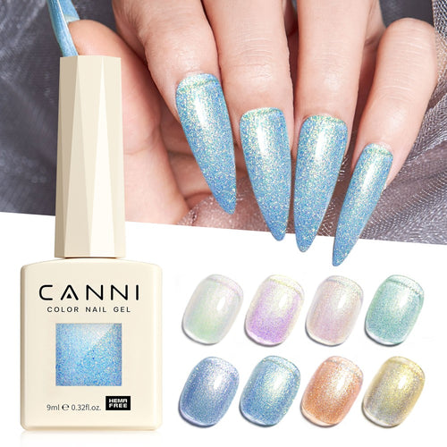 CANNI Glitter Nail Gel 9ml - Aurora Glitter Series