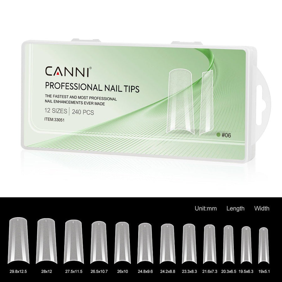 CANNI Matte French Nail - False Nail Tips