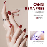 CANNI Red Velvet Reverie Kit - 9ml Nail Gel 6 Colors Set-2309, view 5