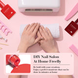 CANNI Red Velvet Reverie Kit - 9ml Nail Gel 6 Colors Set-2309, view 6