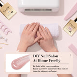 CANNI Subtle Blush Ensemble - 9ml Nail Gel 6 Colors Set-2317, view 5