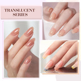 CANNI Subtle Blush Ensemble - 9ml Nail Gel 6 Colors Set-2317, view 6