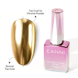 CANNI Top Coat For Chrome Powder 9ml, view 2