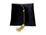 Cap and Gown Direct 4-Sided Graduation Tam – Bachelor/Master Faculty Velvet Cap with Tassel, view 2
