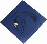 Cap and Gown Direct Matte Navy Graduation Cap - NO TASSEL, view 2