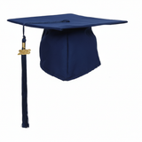 Cap and Gown Direct Matte Navy Graduation Cap - NO TASSEL, view 4