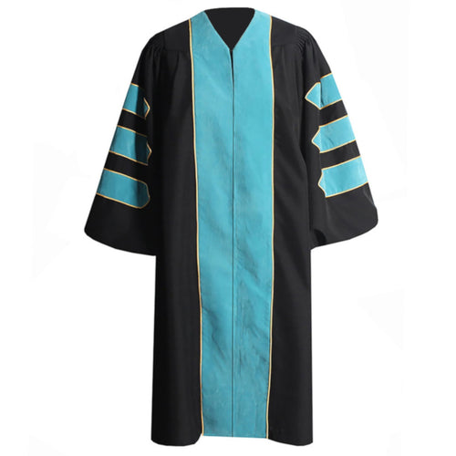 Cap and Gown Direct Custom Deluxe Doctoral Gown, 3-Bar - Academic Regalia