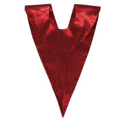 Cap and Gown Direct Custom Red Graduation V-Stole