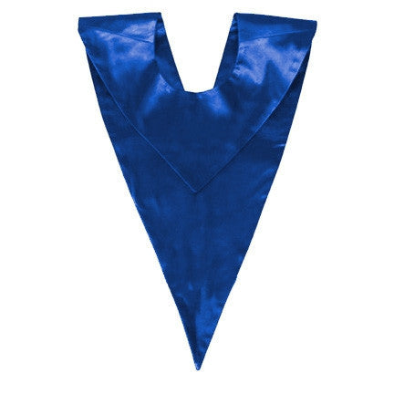 Cap and Gown Direct Custom Royal Blue Graduation V-Stole