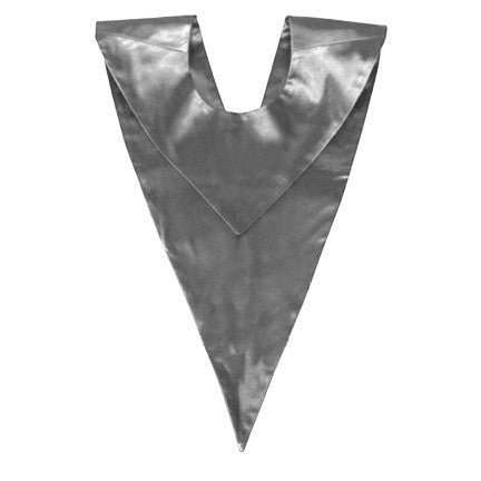 Cap and Gown Direct Custom Silver Choir V-Stole